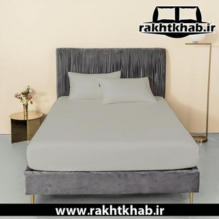 سرویس ملحفه نیم ست تک رنگ دستر سایز 1 نفره 200*90