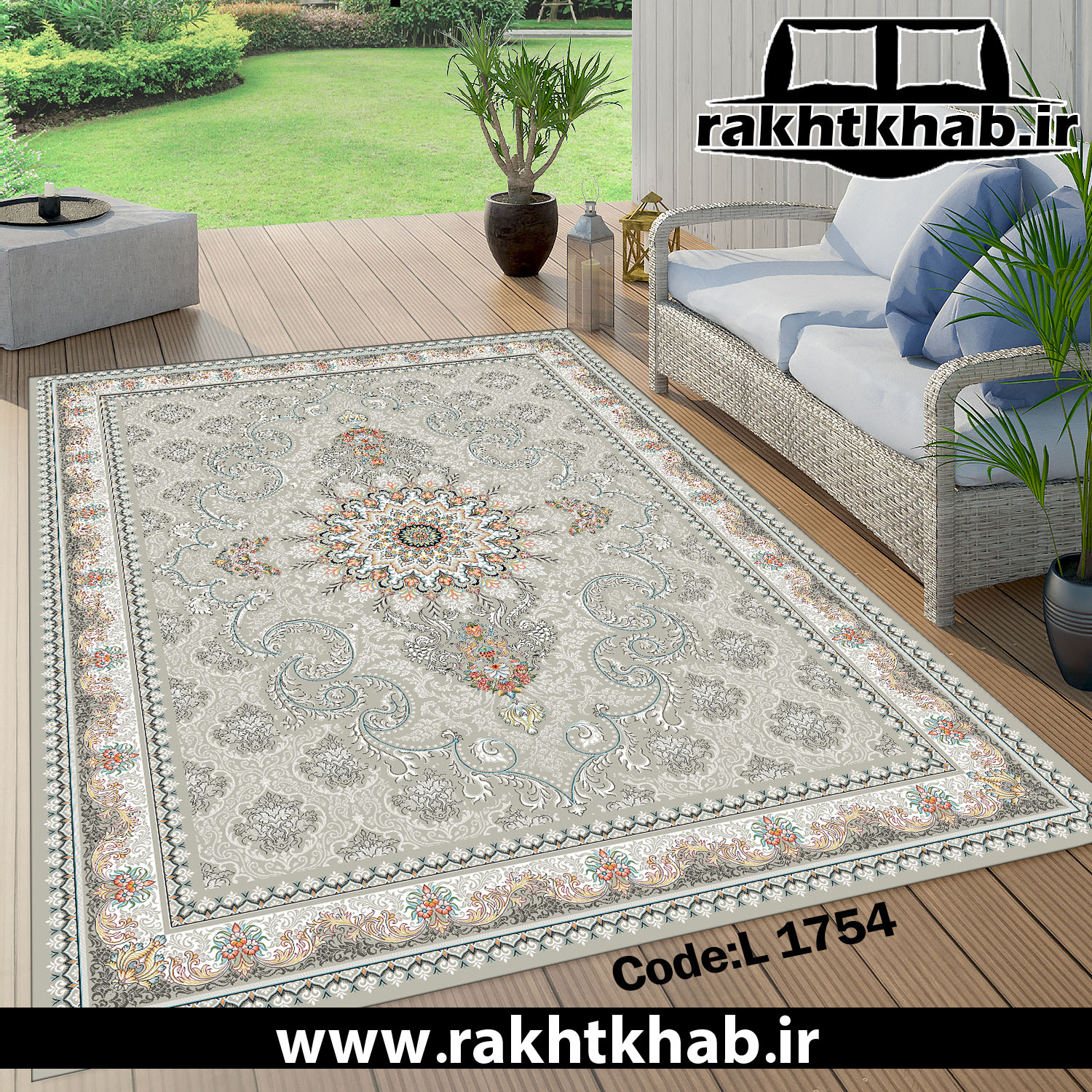 کاور فرش (روفرشی کشدار) کد L 1754