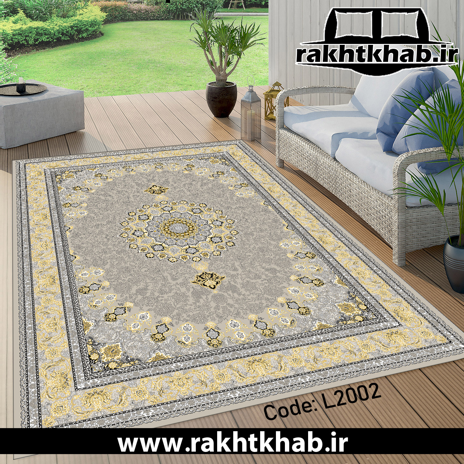 کاور فرش (روفرشی کشدار) کد L 2002