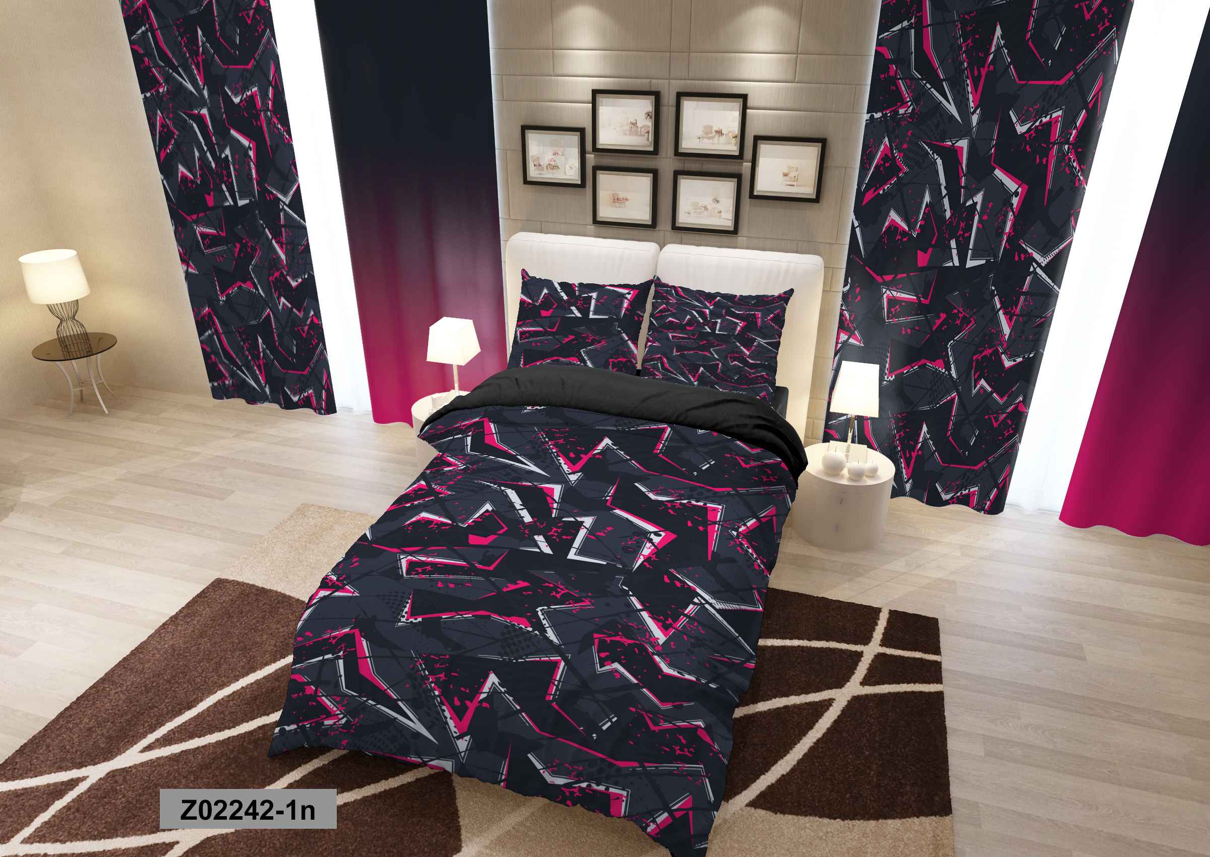 لحاف روتختی تنسل سه بعدی (3D) متین یک نفره (عروسکی) کد 2242