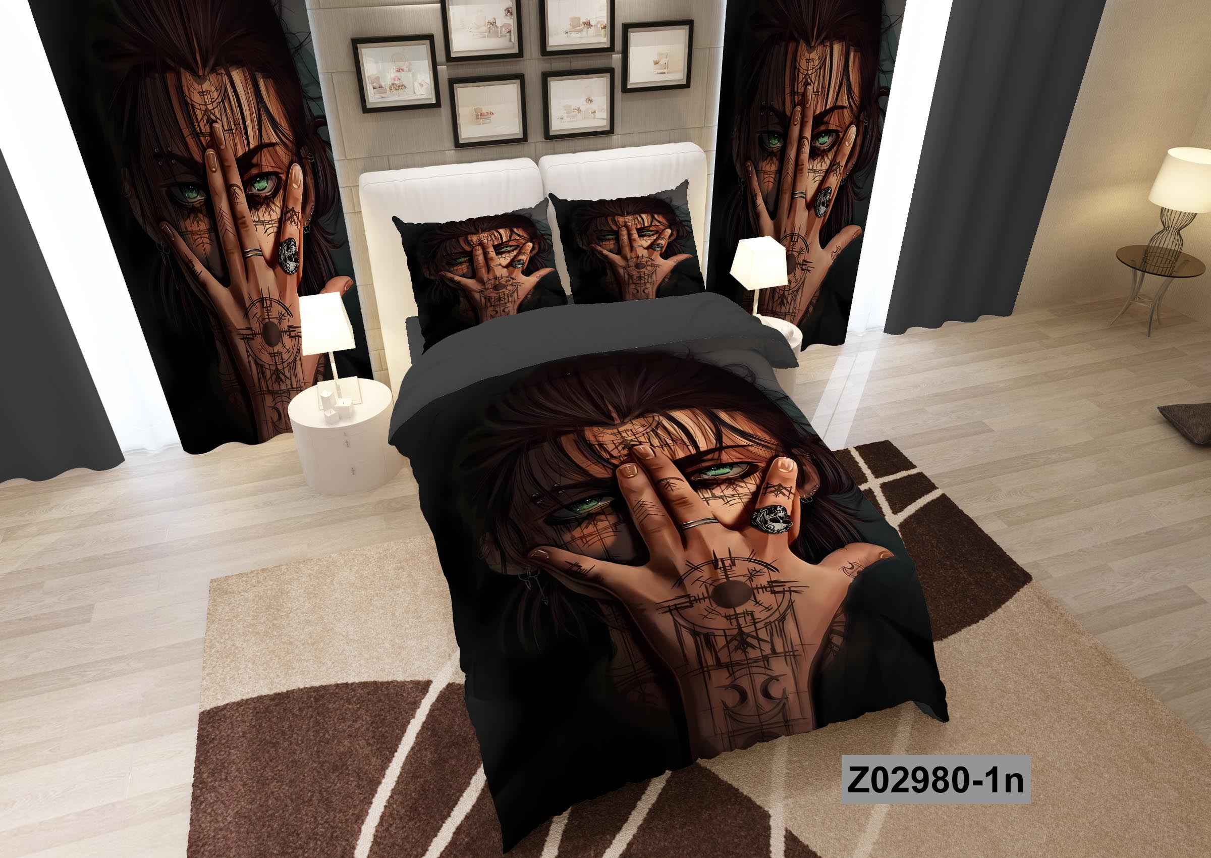 لحاف روتختی تنسل سه بعدی (3D) متین یک نفره (عروسکی) کد 2980