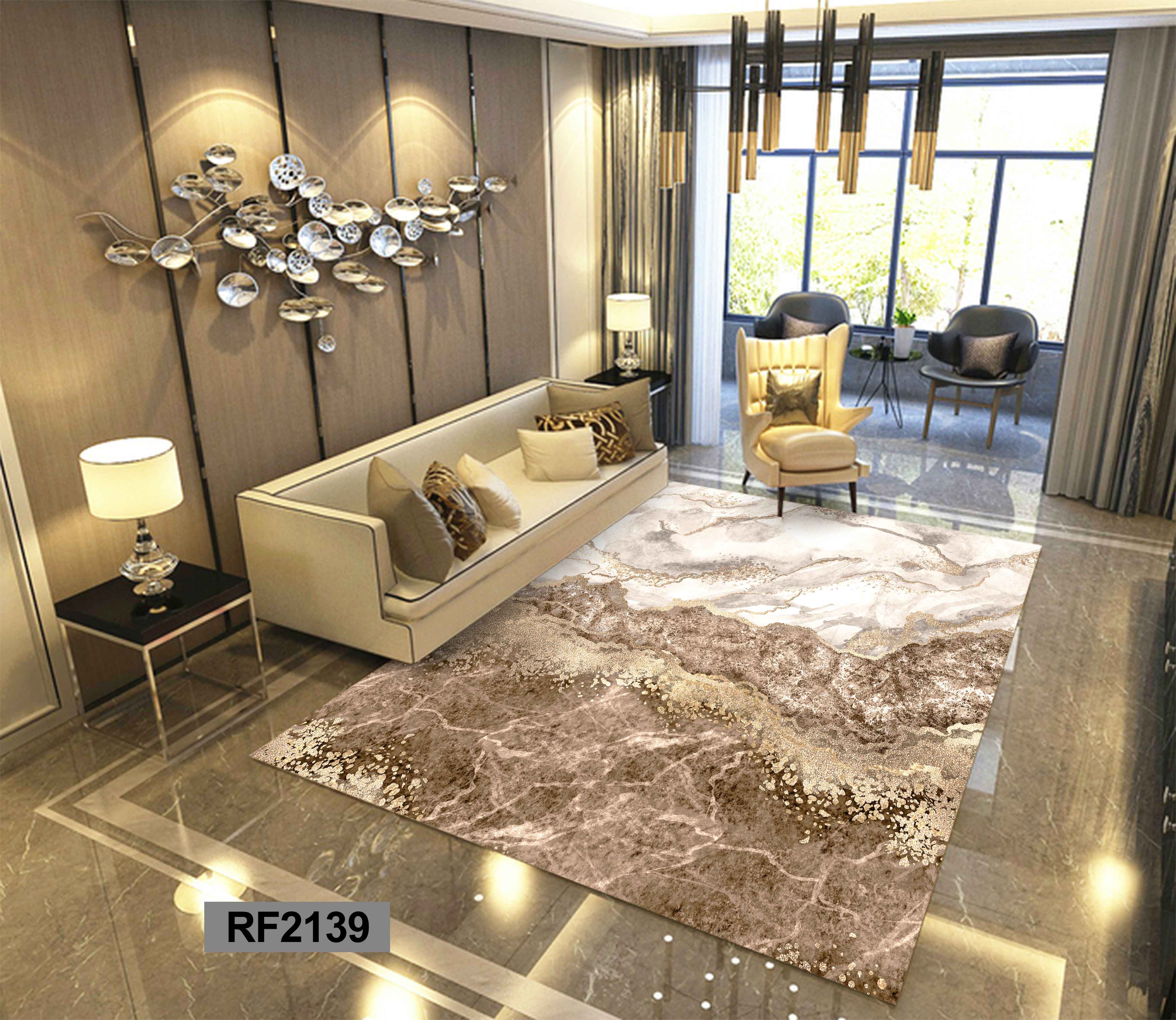 کاور فرش (روفرشی کشدار) کد RF2139